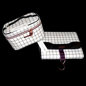 Travel makeup and toiletry bags